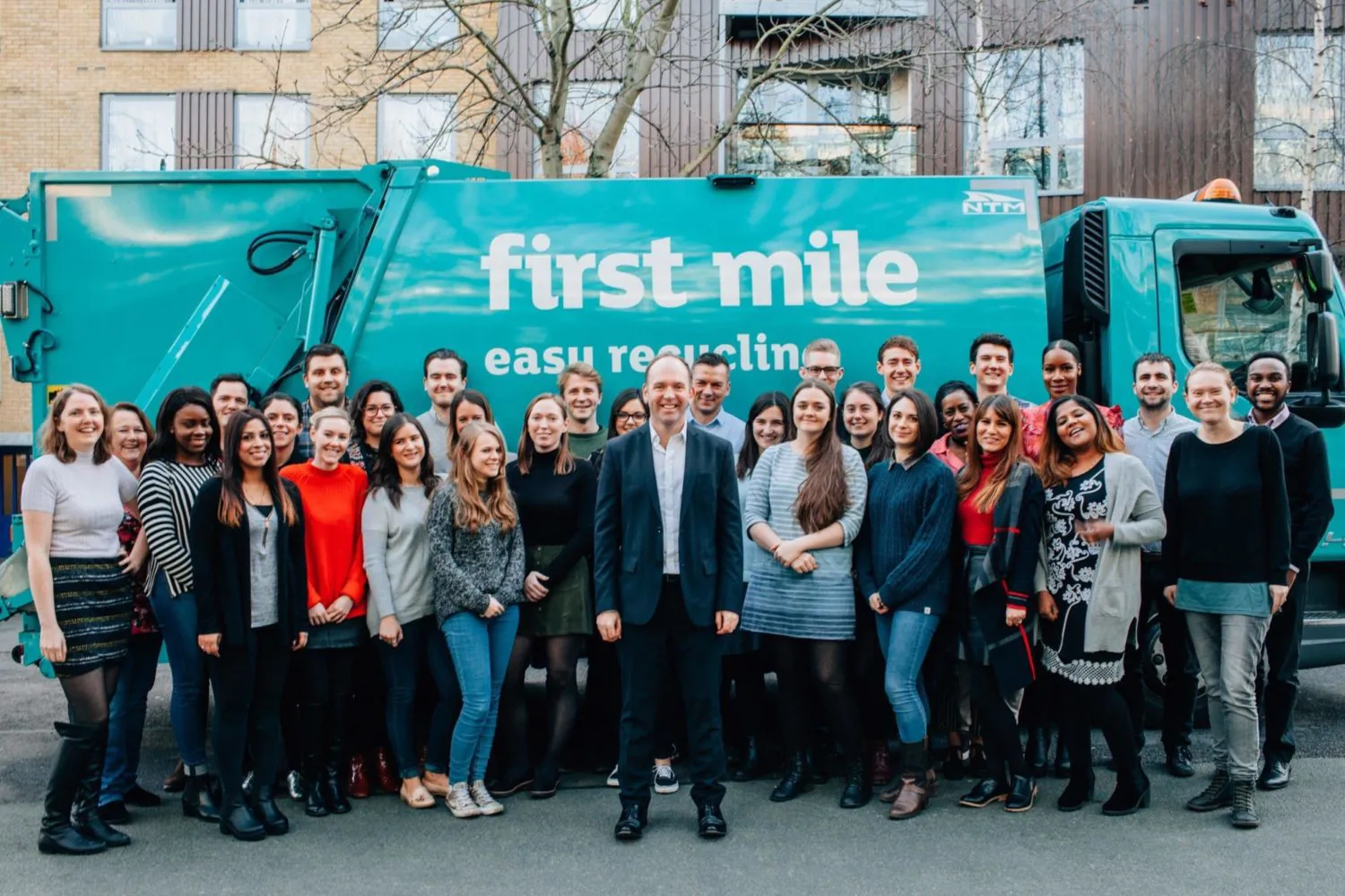 First Mile founder photo with team